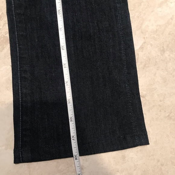 7 for All Mankind Rhinestone Straight Leg Jeans - Picture 4 of 9